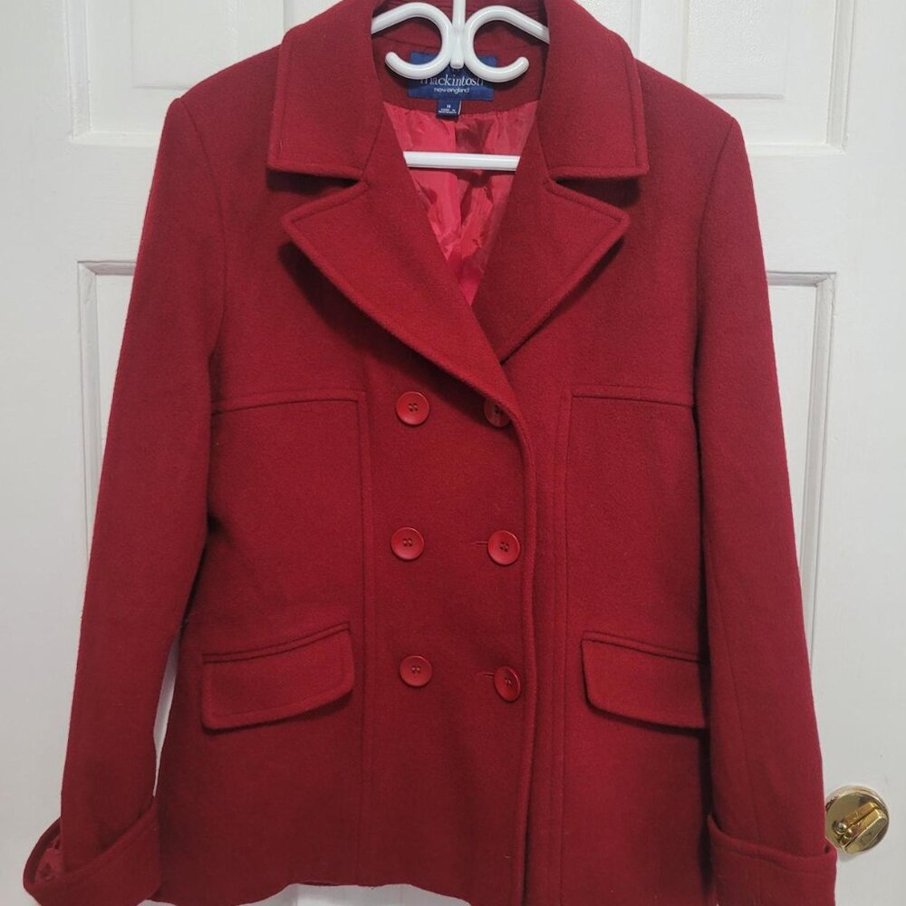 Mackintosh New England Wool Jacket | Red | Medium